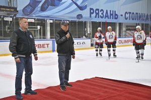 28.09.2026. Турнир по хоккею среди любительских команд &laquo;Кубок Памяти С.С. Козырева&raquo;. Церемония открытия